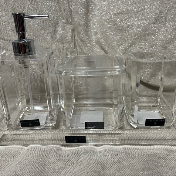 Hotel Balfour Bath X4 Hotel Balfour Acrylic Bath Vanity Tray Soap